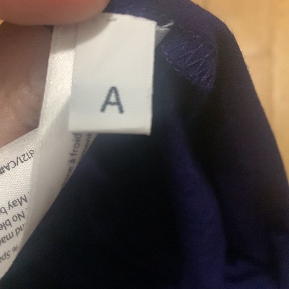 Eileen Fisher Dress Long Sleeve Jersey Pocket Oversized Dress Cobalt Blue XXS - Picture 6 of 7